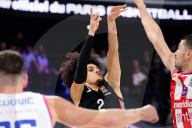 Match de basketball Euroleague opposant Paris Basket à l'Etoile Rouge Belgrade (77-80) à l'Adidas Arena de Paris
