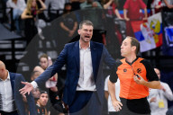 Match de basketball Euroleague opposant Paris Basket à l'Etoile Rouge Belgrade (77-80) à l'Adidas Arena de Paris