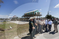 Biden tours Hurricane Helene damage