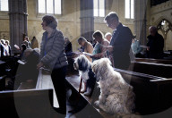 Arundel Animal Blessing Service in Arundel, UK.