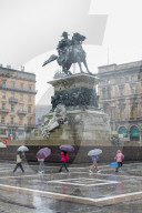 Pioggia e maltempo a Milano