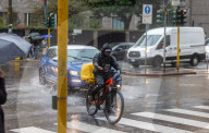 Pioggia e maltempo a Milano