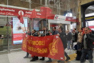 Bologna - Sciopero lavoratori settore trasporti dopo morte operaio sotto treno