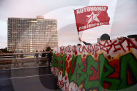 Roma - Manifestazione studentesca per la Palestina contro la Leonardo