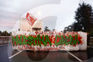 Roma - Manifestazione studentesca per la Palestina contro la Leonardo