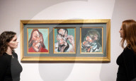 Francis Bacon: Human Presence exhibition at The National Portrait Gallery, London, UK.