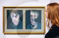 Francis Bacon: Human Presence exhibition at The National Portrait Gallery, London, UK.
