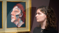 Francis Bacon: Human Presence exhibition at The National Portrait Gallery, London, UK.