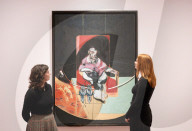 Francis Bacon: Human Presence exhibition at The National Portrait Gallery, London, UK.