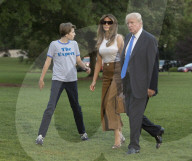 Trump and family arrive at the WH