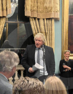 Boris Johnson book launch
