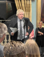 Boris Johnson book launch