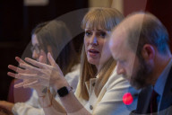 Deputy Prime Minister Angela Rayner chairs a Make Work Pay Tripartite meeting