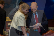 Deputy Prime Minister Angela Rayner chairs a Make Work Pay Tripartite meeting