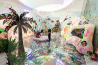 Lauren Halsey: emajendat exhibition at Serpentine South gallery, London, UK.