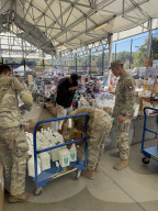 FEMA workers assist US victims of hurricane disasters