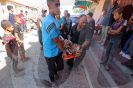 Gazans mourn at al Aqsa Martyrs hospital