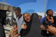 Gazans mourn at al Aqsa Martyrs hospital