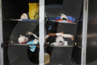 Gazans mourn at al Aqsa Martyrs hospital