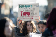 Corteo Climate Strike di Fridays for future contro il cambiamento climatico 