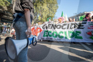 Corteo Climate Strike di Fridays for future contro il cambiamento climatico 