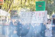 Corteo Climate Strike di Fridays for future contro il cambiamento climatico 