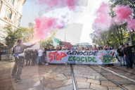 Corteo Climate Strike di Fridays for future contro il cambiamento climatico 