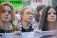 Corteo Climate Strike di Fridays for future contro il cambiamento climatico 