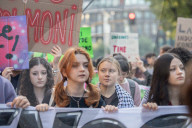 Corteo Climate Strike di Fridays for future contro il cambiamento climatico 