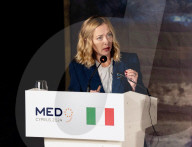 Giorgia Meloni arriva al vertice Med9 a Cipro.