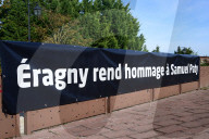 Cérémonie en hommage à Samuel Paty à Eragny Sur Oise