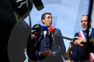 Cérémonie en hommage à Samuel Paty à Eragny Sur Oise