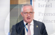 Conservative Friends of Israel panel discussion at the Conservative Party Conference, ICC, Birmingham, West Midlands,  UK.