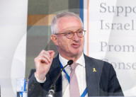 Conservative Friends of Israel panel discussion at the Conservative Party Conference, ICC, Birmingham, West Midlands,  UK.