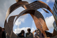 Ribbons by Artist Pippa Hale the Leeds sculpture celebrates 400 women, from suffragists to boxers