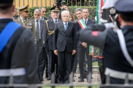 Milano - Deposizione di corone al Monumento ai piccoli martiri di Gorla