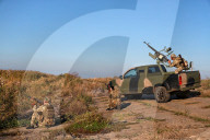Mobile fire group of Ukrainian border guards protects sky over Odesa region