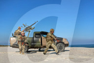 Mobile fire group of Ukrainian border guards protects sky over Odesa region