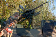 Mobile fire group of Ukrainian border guards protects sky over Odesa region