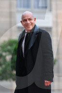 Arrivées au dîner d'état au palais de l'Elysée à Paris en l'honneur de la visite du roi et de la reine de Belgique en France