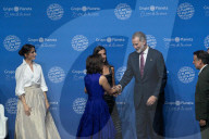Press conference with the winners of the Planeta Prize.
