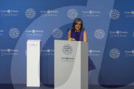 Press conference with the winners of the Planeta Prize.