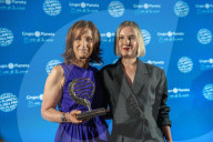 Press conference with the winners of the Planeta Prize.