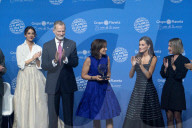 Press conference with the winners of the Planeta Prize.