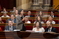 Barcelona - Plenary session of the Parliament of Catalonia