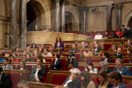 Barcelona - Plenary session of the Parliament of Catalonia