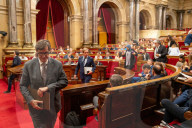 Barcelona - Plenary session of the Parliament of Catalonia