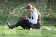 Warm autumn weather in London