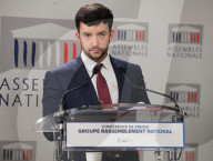 Conférence de presse de Jean-Philippe Tanguy à l'Assemblee nationale à Paris