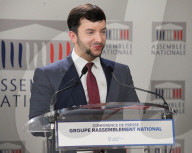 Conférence de presse de Jean-Philippe Tanguy à l'Assemblee nationale à Paris